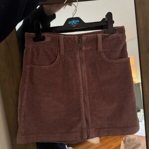 American Eagle Purple Corduroy Skirt